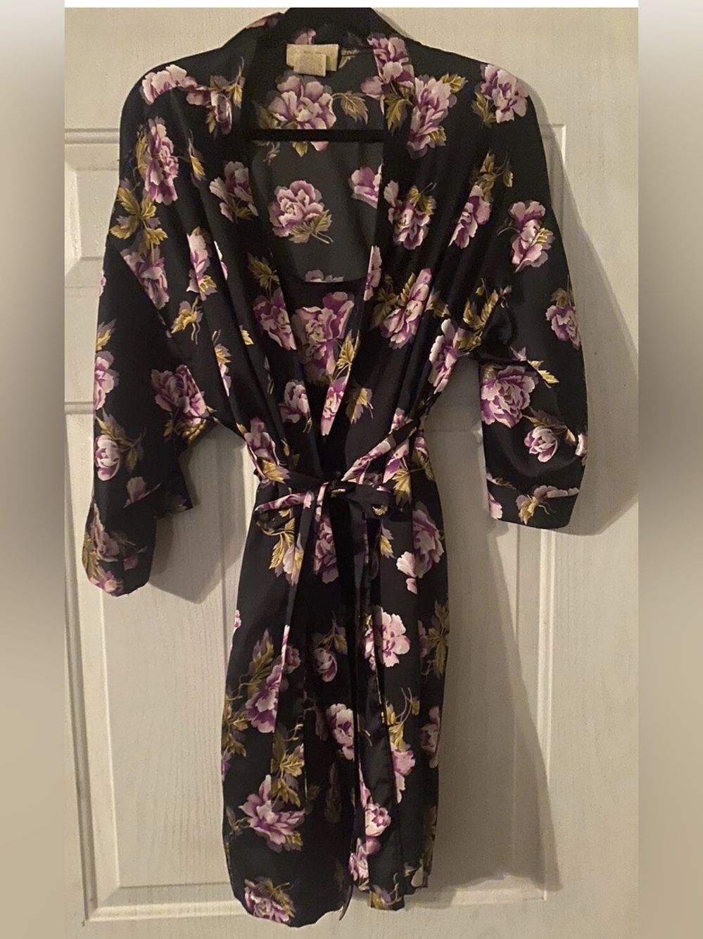 Dentelle Two Piece Night Gown And Robe Set Size Large